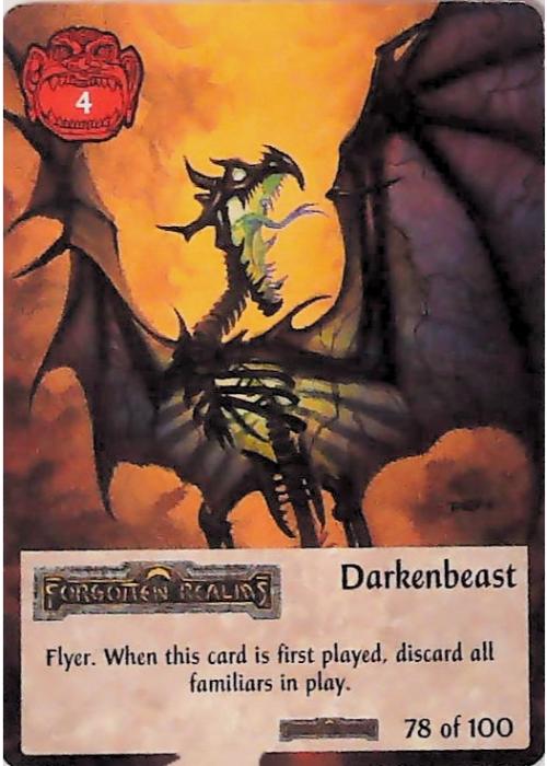 Spellfire CCG | Darkenbeast - Forgotten  Realms 78/100 | The Nerd Merchant
