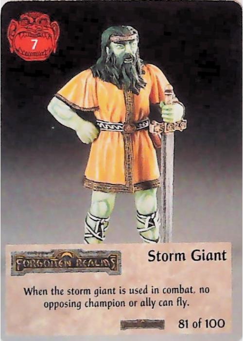 Spellfire CCG | Storm Giant - Forgotten  Realms 81/100 | The Nerd Merchant