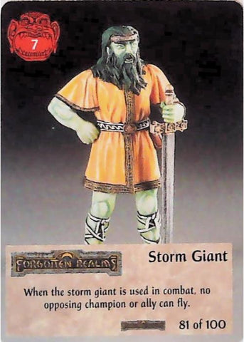 Spellfire CCG | Storm Giant - Forgotten  Realms 81/100 | The Nerd Merchant