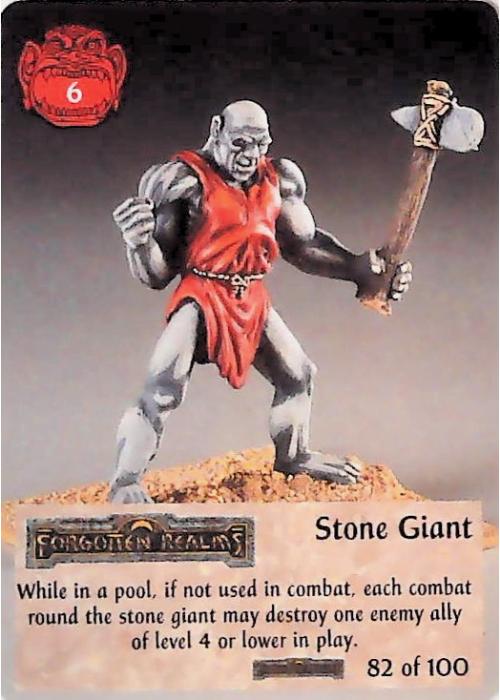 Spellfire CCG | Stone Giant - Forgotten  Realms 82/100 | The Nerd Merchant
