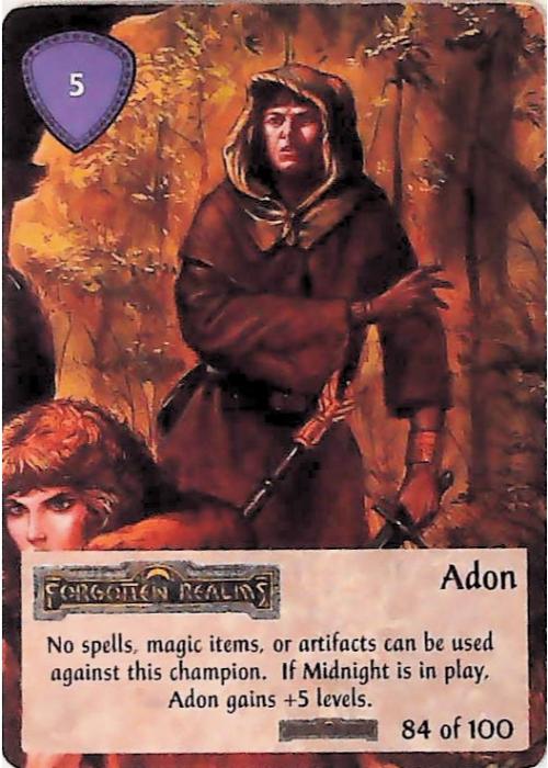 Spellfire CCG | Adon - Forgotten  Realms 84/100 | The Nerd Merchant