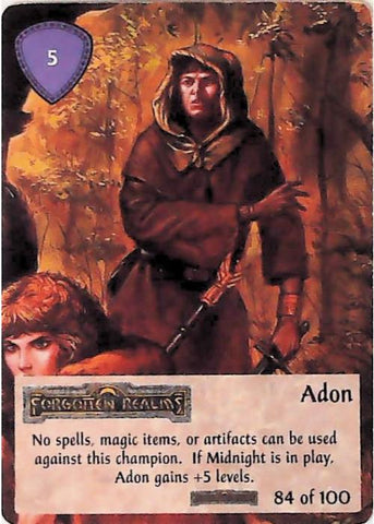 Spellfire CCG | Adon - Forgotten  Realms 84/100 | The Nerd Merchant