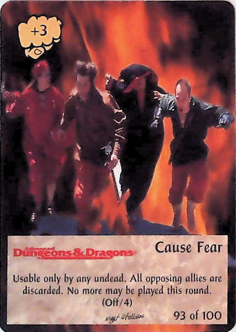 Spellfire CCG | Cause Fear - Nightstalkers 93/100 | The Nerd Merchant