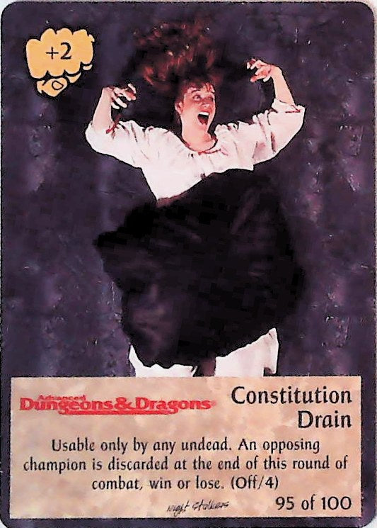 Spellfire CCG | Constitution Drain - Nightstalkers 95/100 | The Nerd Merchant
