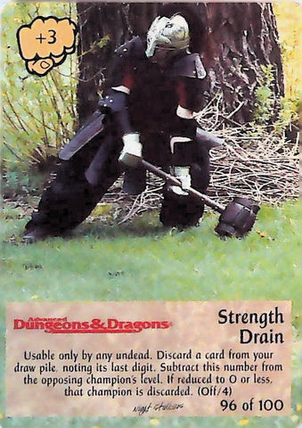 Spellfire CCG | Strength Drain - Nightstalkers 96/100 | The Nerd Merchant