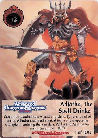 Spellfire CCG | Adjatha, the Spell Drinker - Powers 1/100 | The Nerd Merchant