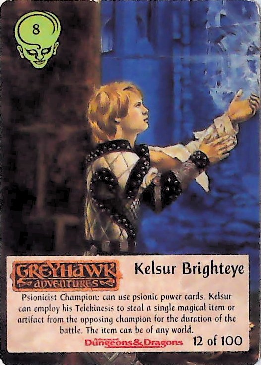 Spellfire CCG | Kelsur Brighteye - Powers 12/100 | The Nerd Merchant