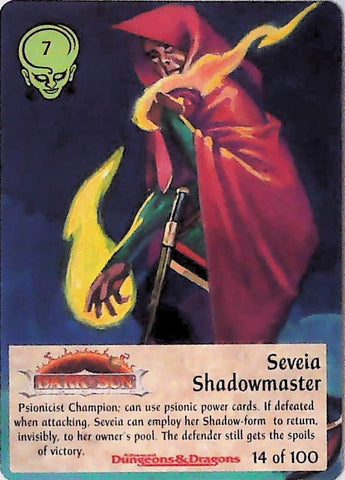 Spellfire CCG | Seveia Shadowmaster - Powers 14/100 | The Nerd Merchant