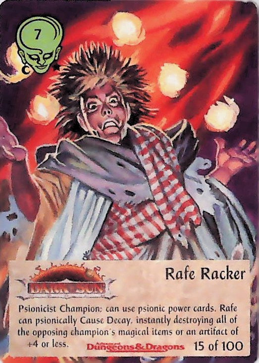 Spellfire CCG | Rafe Racker - Powers 15/100 | The Nerd Merchant