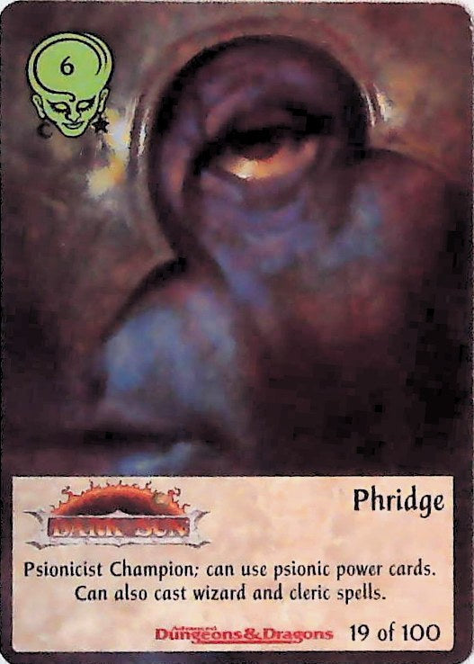 Spellfire CCG | Phridge - Powers 19/100 | The Nerd Merchant