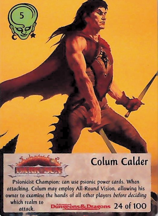 Spellfire CCG | Colum Calder - Powers 24/100 | The Nerd Merchant