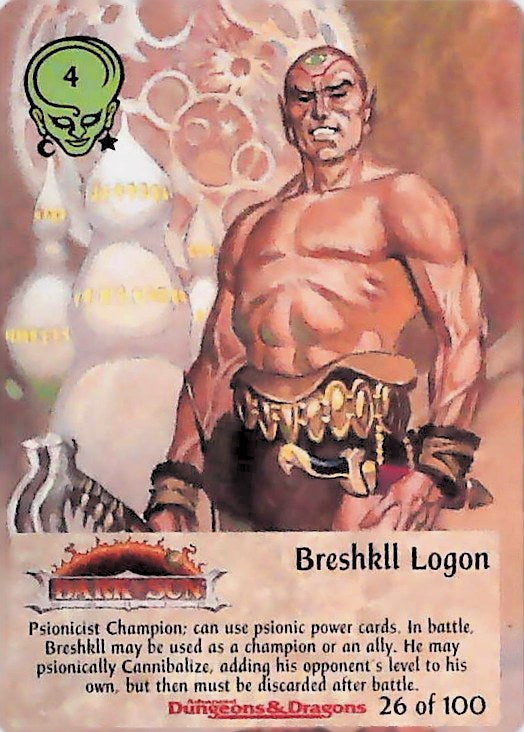 Spellfire CCG | Breshkll Logon - Powers 26/100 | The Nerd Merchant