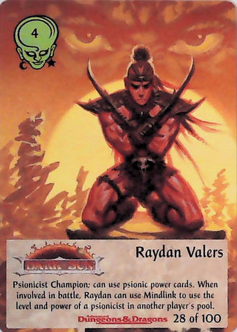 Spellfire CCG | Raydan Valers - Powers 28/100 | The Nerd Merchant