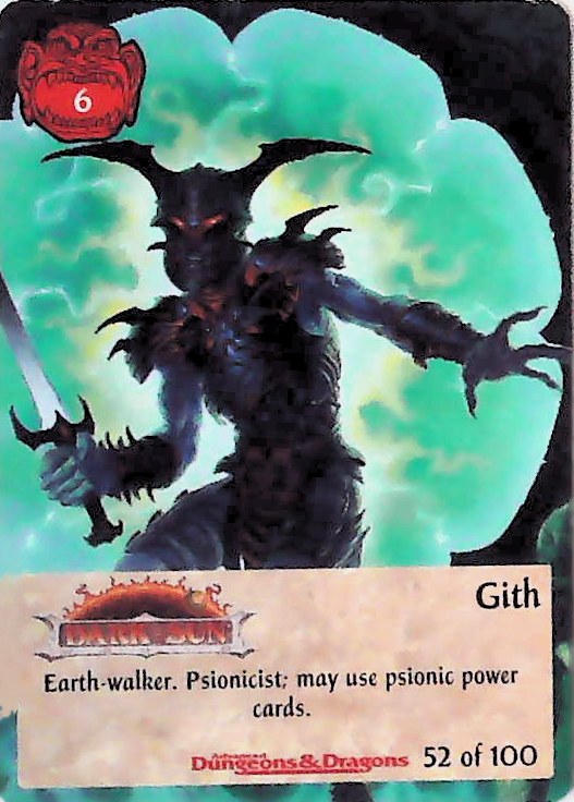 Spellfire CCG | Gith - Powers 52/100 | The Nerd Merchant