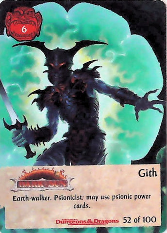 Spellfire CCG | Gith - Powers 52/100 | The Nerd Merchant