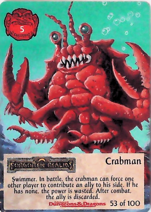 Spellfire CCG | Crabman - Powers 53/100 | The Nerd Merchant