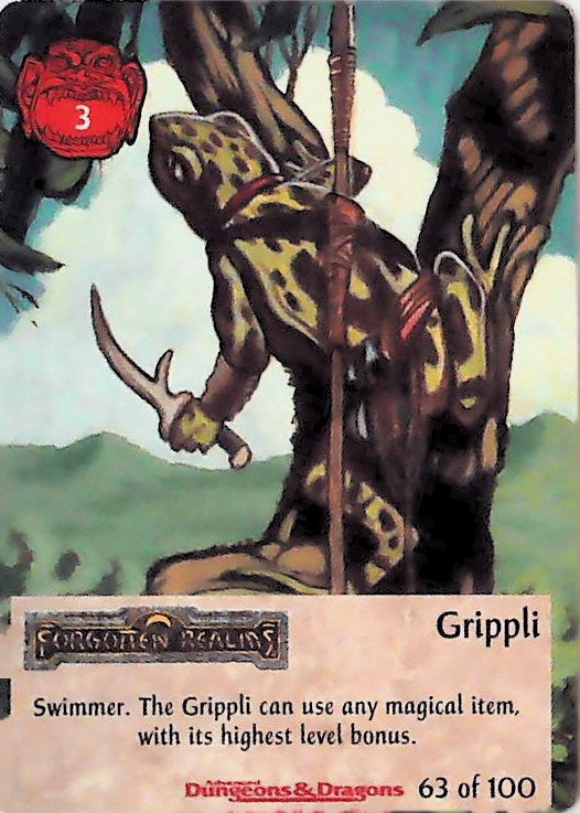 Spellfire CCG | Grippli - Powers 63/100 | The Nerd Merchant