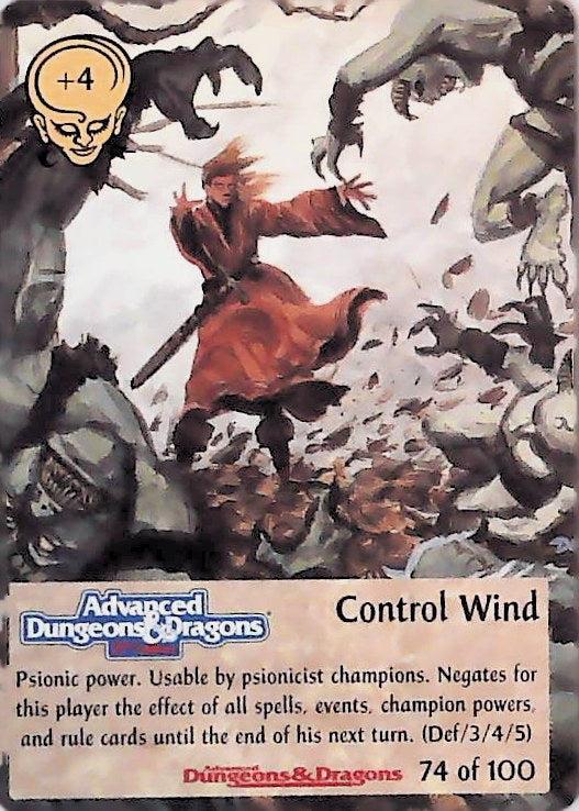 Spellfire CCG | Control Wind - Powers 74/100 | The Nerd Merchant