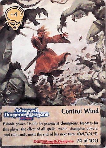 Spellfire CCG | Control Wind - Powers 74/100 | The Nerd Merchant