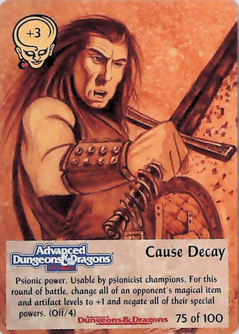 Spellfire CCG | Cause Decay - Powers 75/100 | The Nerd Merchant