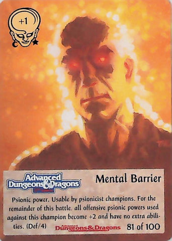 Spellfire CCG | Mental Barrier - Powers 81/100 | The Nerd Merchant