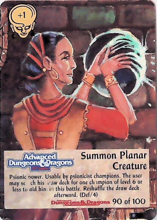 Spellfire CCG | Summon Planar Creature - Powers 90/100 | The Nerd Merchant