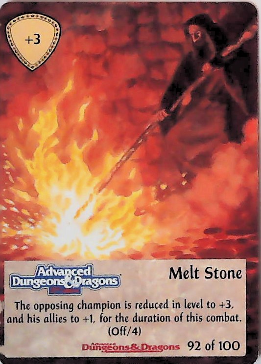 Spellfire CCG | Melt Stone - Powers 92/100 | The Nerd Merchant