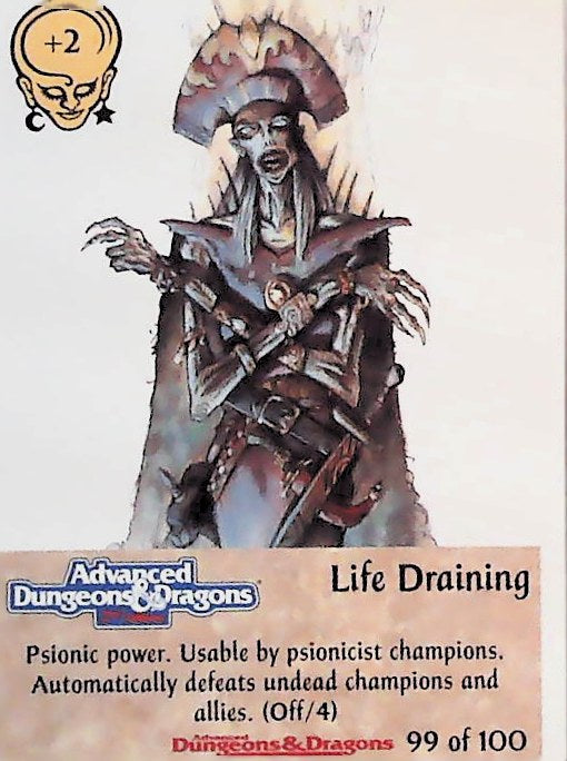 Spellfire CCG | Life Draining - Powers 99/100 | The Nerd Merchant