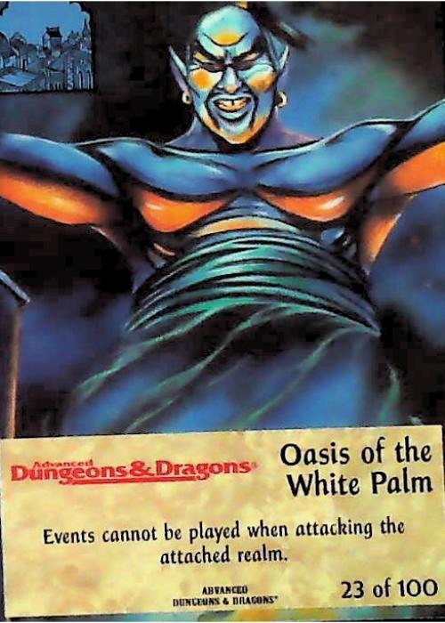 Spellfire CCG | Oasis of White Palm - Runes & Ruins 23/100 | The Nerd Merchant