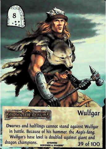 Spellfire CCG | Wulfgar - Runes & Ruins 39/100 | The Nerd Merchant