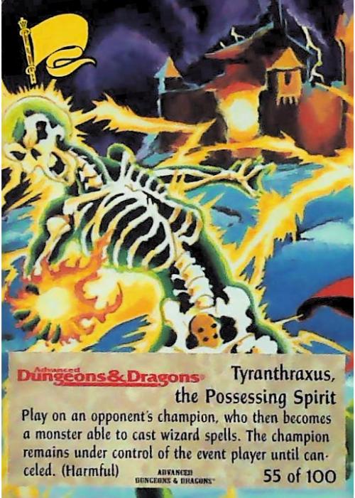 Spellfire CCG | Tyranthraxus, the Possessing Spirit - Runes & Ruins 55/100 | The Nerd Merchant