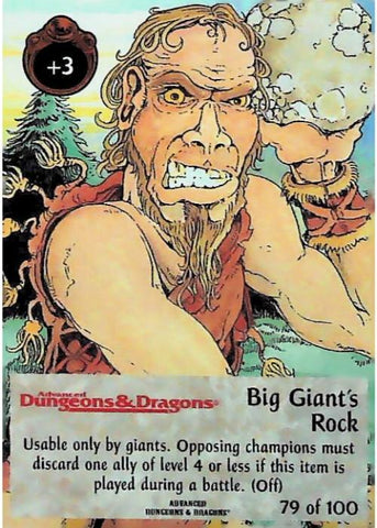 Spellfire CCG | Big Giant's Rock - Runes & Ruins 79/100 | The Nerd Merchant