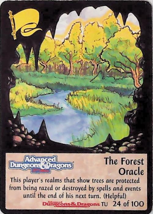 Spellfire CCG | The Forest Oracle - Underdark 24/100 | The Nerd Merchant