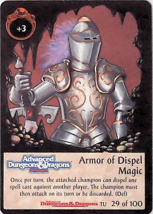 Spellfire CCG | Armor of Dispel Magic - Underdark 29/100 | The Nerd Merchant