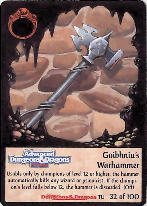 Spellfire CCG | Goibhniu's Warhammer - Underdark 32/100 | The Nerd Merchant