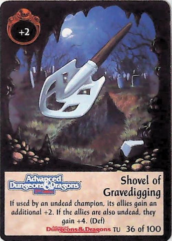 Spellfire CCG | Shovel of Gravedigging - Underdark 36/100 | The Nerd Merchant