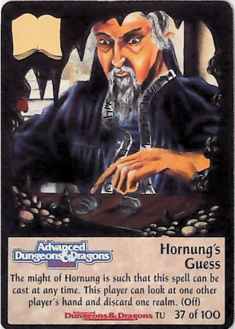 Spellfire CCG | Hornung's Guess - Underdark 37/100 | The Nerd Merchant