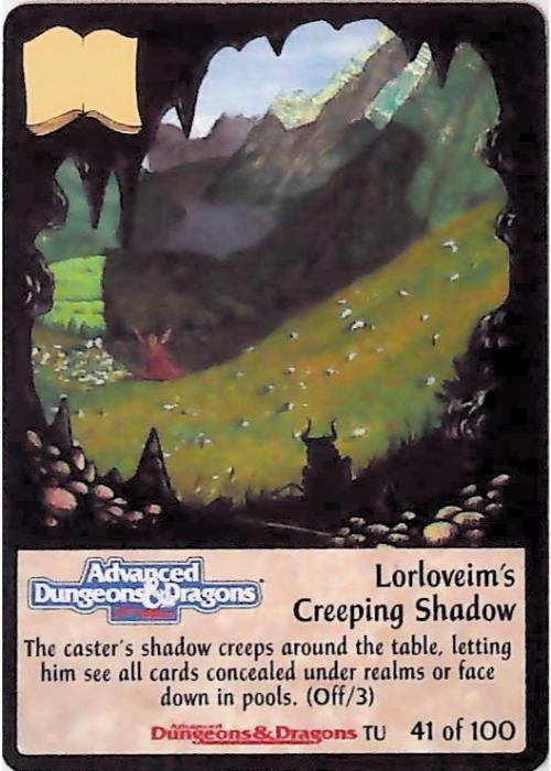 Spellfire CCG | Lorloveim's Creeping Shadow - Underdark 41/100 | The Nerd Merchant