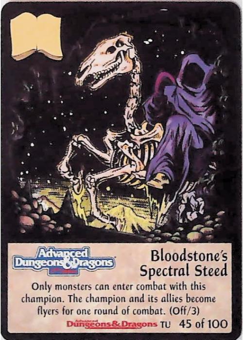 Spellfire CCG | Bloodstone's Spectral Steed - Underdark 45/100 | The Nerd Merchant