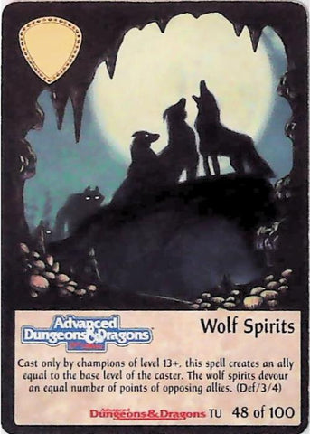 Spellfire CCG | Wolf Spirits - Underdark 48/100 | The Nerd Merchant