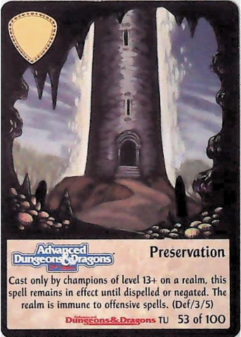 Spellfire CCG | Preservation - Underdark 53/100 | The Nerd Merchant