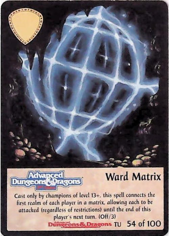 Spellfire CCG | Ward Matrix - Underdark 54/100 | The Nerd Merchant