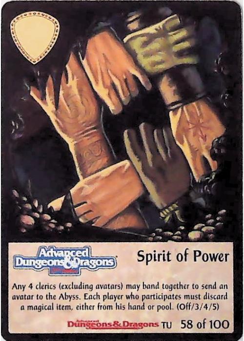 Spellfire CCG | Spirit of Power - Underdark 58/100 | The Nerd Merchant