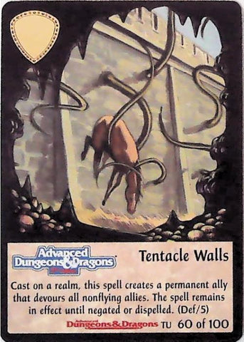 Spellfire CCG | Tentacle Walls - Underdark 60/100 | The Nerd Merchant