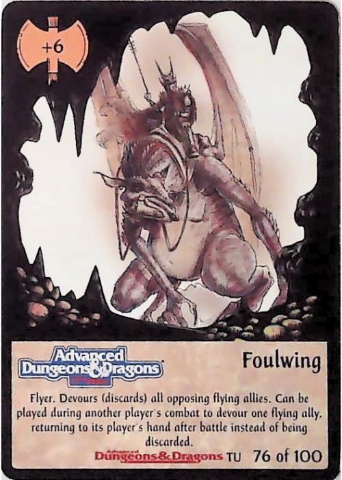 Spellfire CCG | Foulwing - Underdark 76/100 | The Nerd Merchant