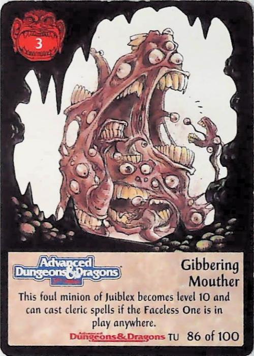 Spellfire CCG | Gibbering Mouther - Underdark 86/100 | The Nerd Merchant