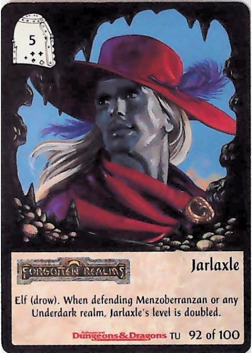 Spellfire CCG | Jarlaxle - Underdark 92/100 | The Nerd Merchant