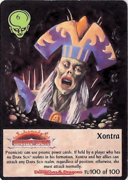 Spellfire CCG | Xontra - Underdark 100/100 | The Nerd Merchant