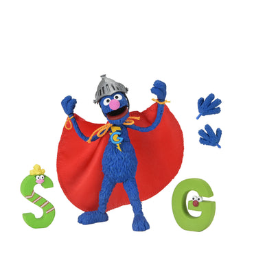 Sesame Street - 7 in Scale Action Figure - Ultimate Super  Grover