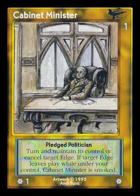 Shadowfist Cabinet Minister - Limited